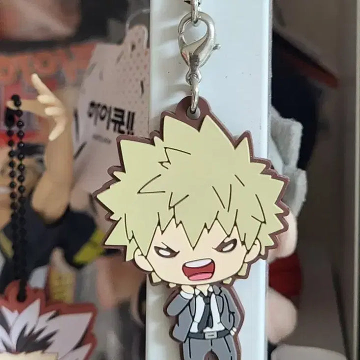 [BUNJANG] My Hero Academia Bakugo Keyring / 히로아카 바쿠고 정장 키링