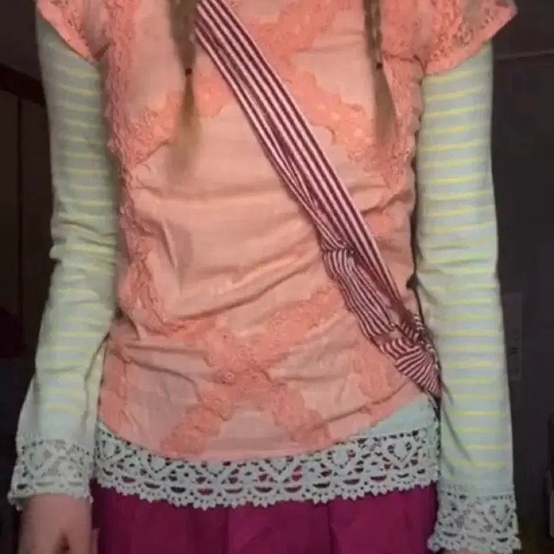 [BUNJANG] Vintage Knit Shawl Cape Set / 파격할인)4p 빈티지 니트 숄 케이프 개대장 코디셋세트 하주코