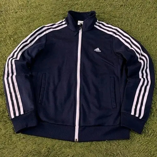[BUNJANG] Adidas Three-Stripe Track Top Jersey Navy 95 / 아디다스 삼선 트랙탑 져지 95 네이비