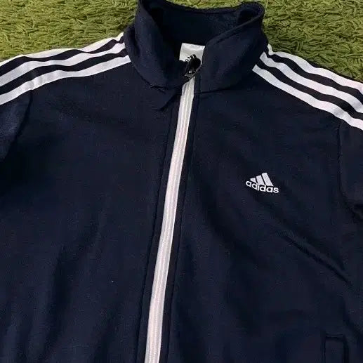 [BUNJANG] Adidas Three-Stripe Track Top Jersey Navy 95 / 아디다스 삼선 트랙탑 져지 95 네이비