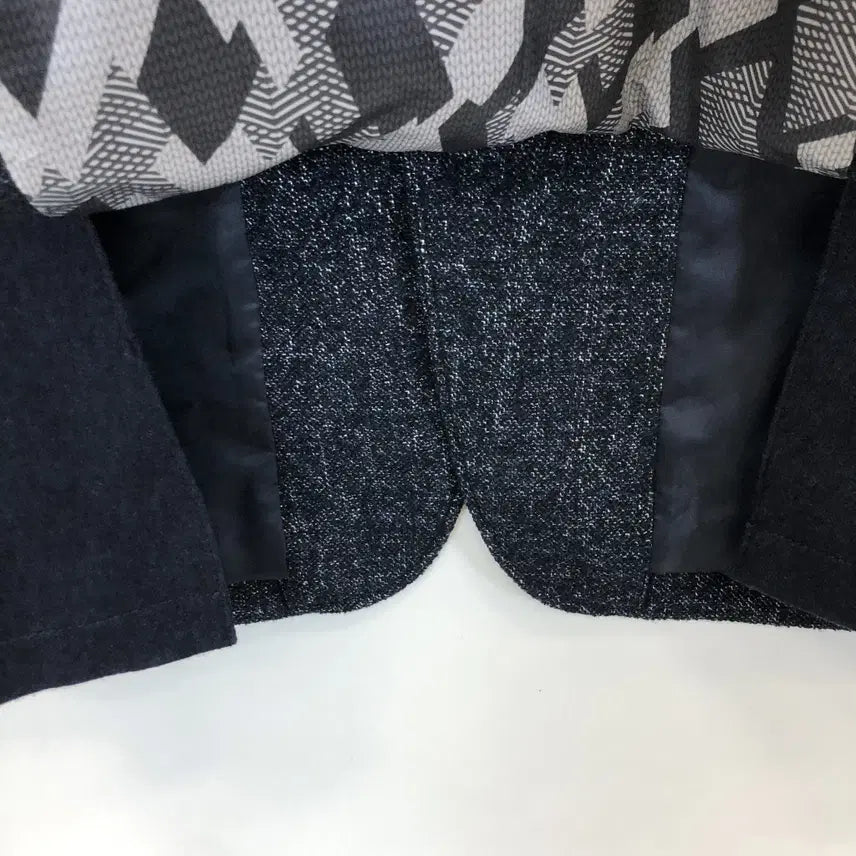 [BUNJANG] BASSO Wool Blend Combi Blazer / BASSO 바쏘 울 혼방 콤비자켓 95