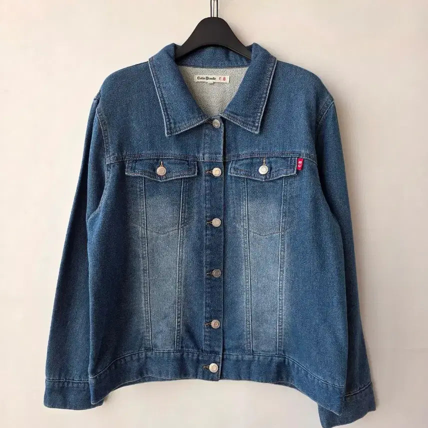 [BUNJANG] Denim Collar Jacket / 55-77)데님 카라 자켓