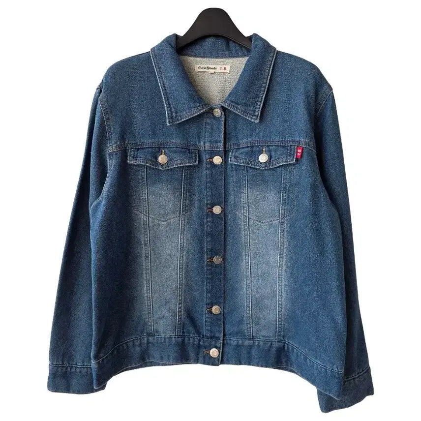 [BUNJANG] Denim Collar Jacket / 55-77)데님 카라 자켓
