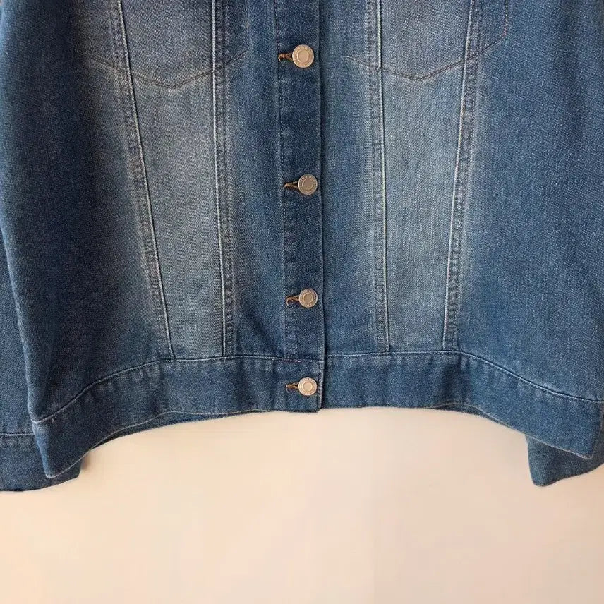 [BUNJANG] Denim Collar Jacket / 55-77)데님 카라 자켓