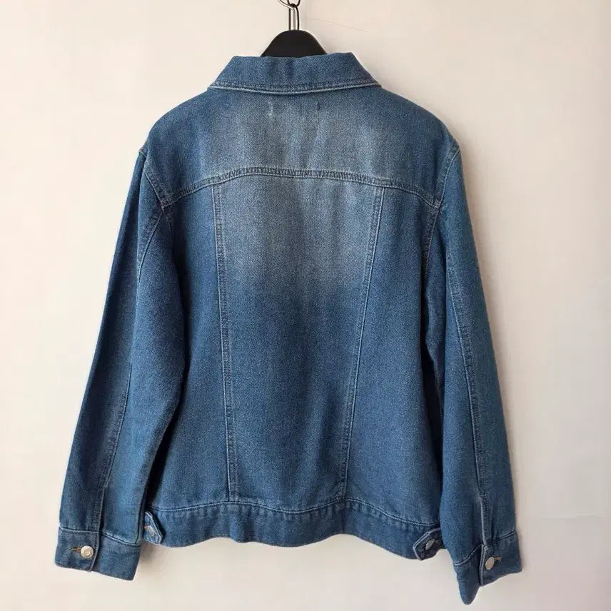 [BUNJANG] Denim Collar Jacket / 55-77)데님 카라 자켓