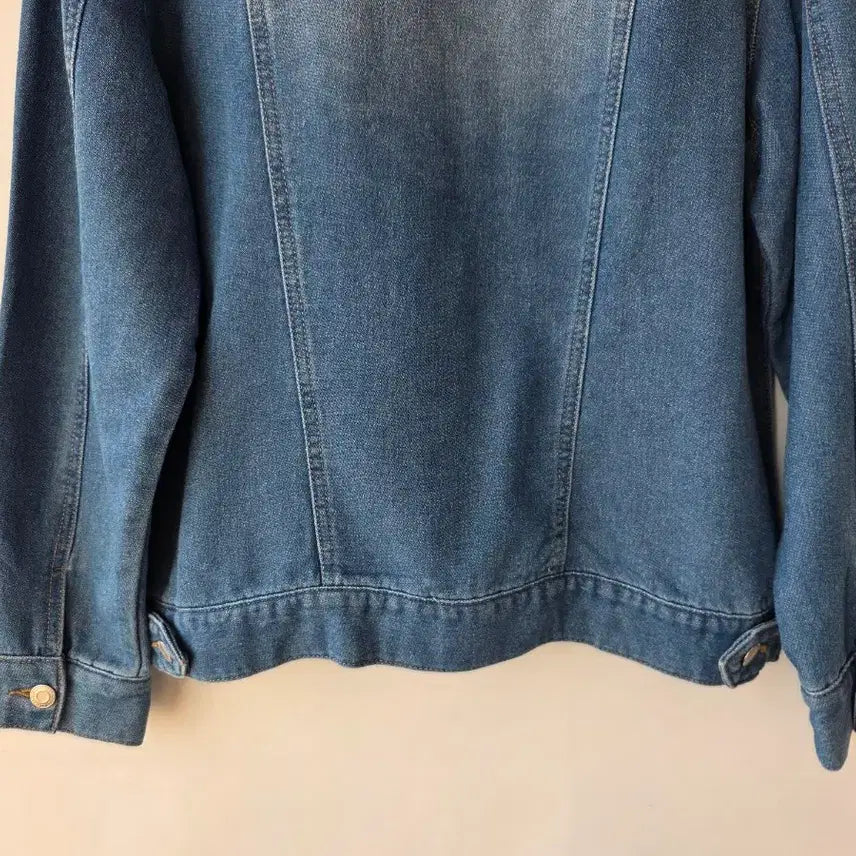 [BUNJANG] Denim Collar Jacket / 55-77)데님 카라 자켓