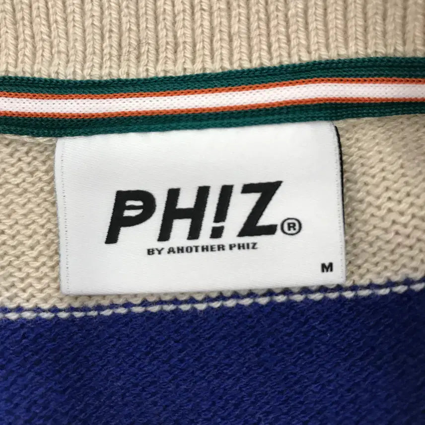 [SOLD OUT] 헤지스 피즈 PHIZ 카라넥니트 [M사이즈]