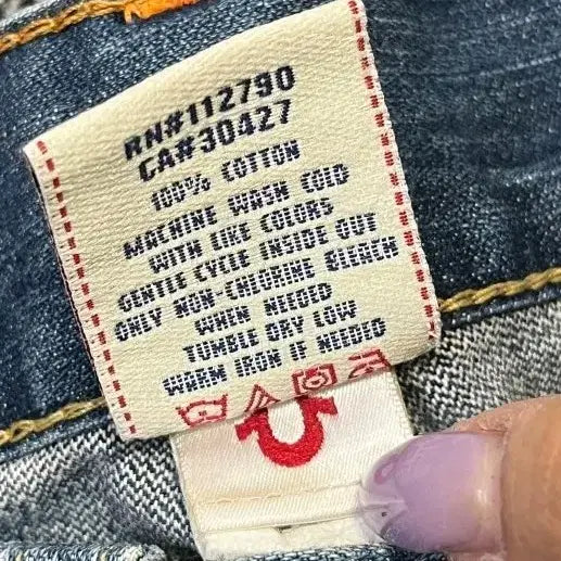[BUNJANG] True Religion Denim Shorts / 트루릴리젼 청 데님 반바지32