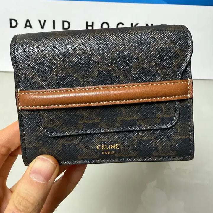 [BUNJANG] Celine Triomphe Card Wallet Brown / 셀린느 트리옹프 카드지갑 브라운