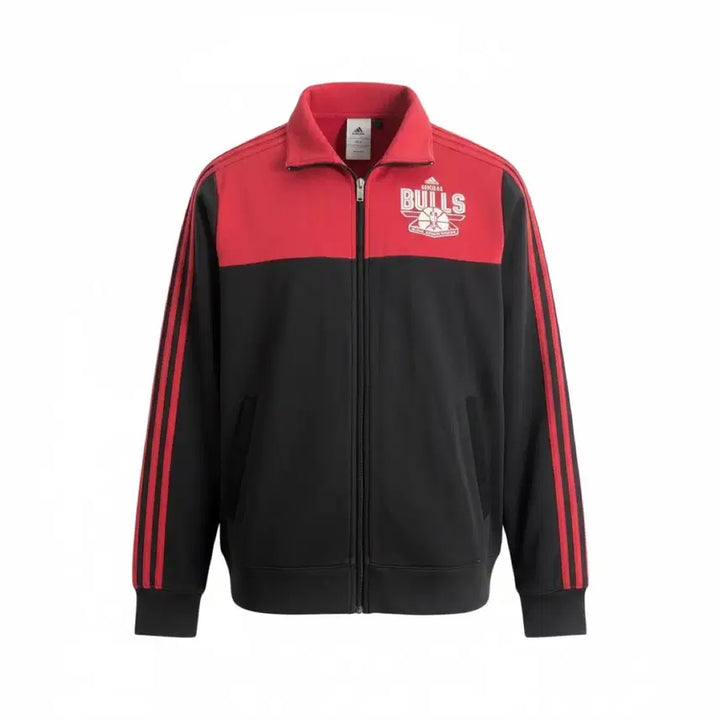 [BUNJANG] Adidas Chicago Bulls Cotton Jersey Jacket (Size L) / 아디다스 시카고 불스 코튼 져지 자켓 실측 L
