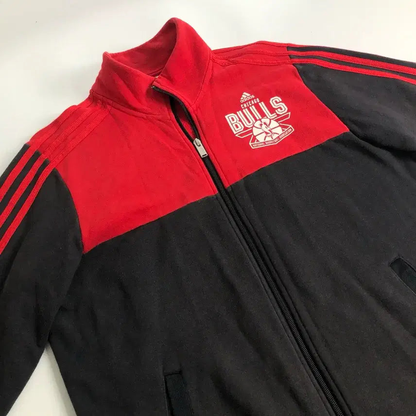 [BUNJANG] Adidas Chicago Bulls Cotton Jersey Jacket (Size L) / 아디다스 시카고 불스 코튼 져지 자켓 실측 L