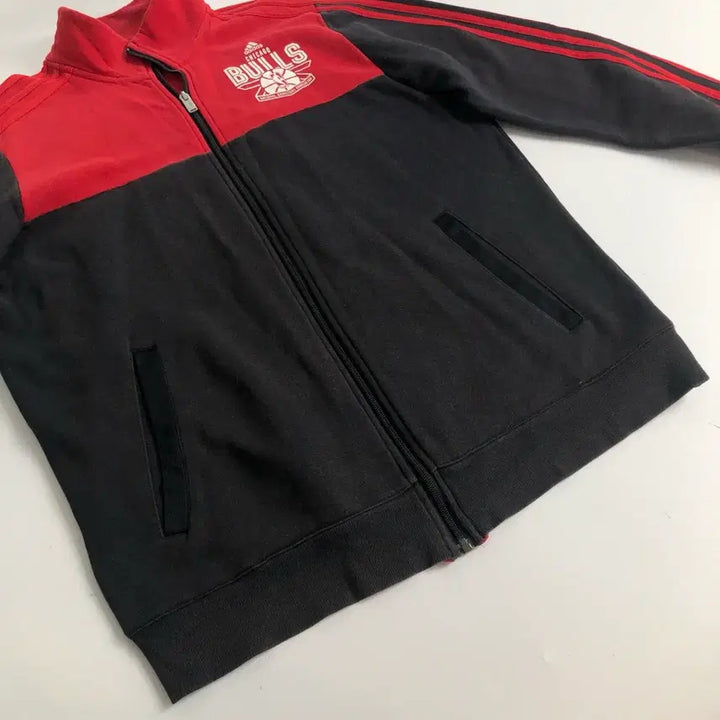 [BUNJANG] Adidas Chicago Bulls Cotton Jersey Jacket (Size L) / 아디다스 시카고 불스 코튼 져지 자켓 실측 L