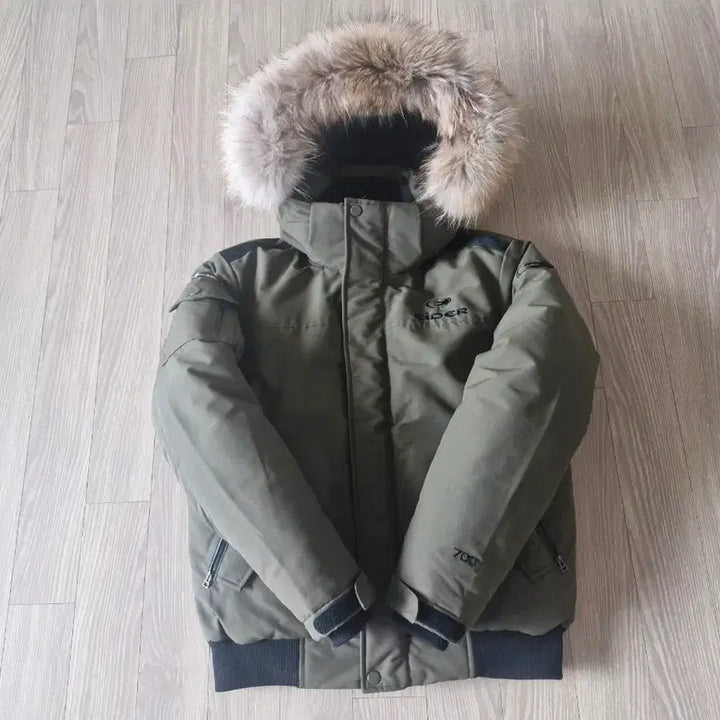 [BUNJANG] Ider Stucky Down Short Padding / 아이더 스투키 다운숏패딩 M사이즈 카키