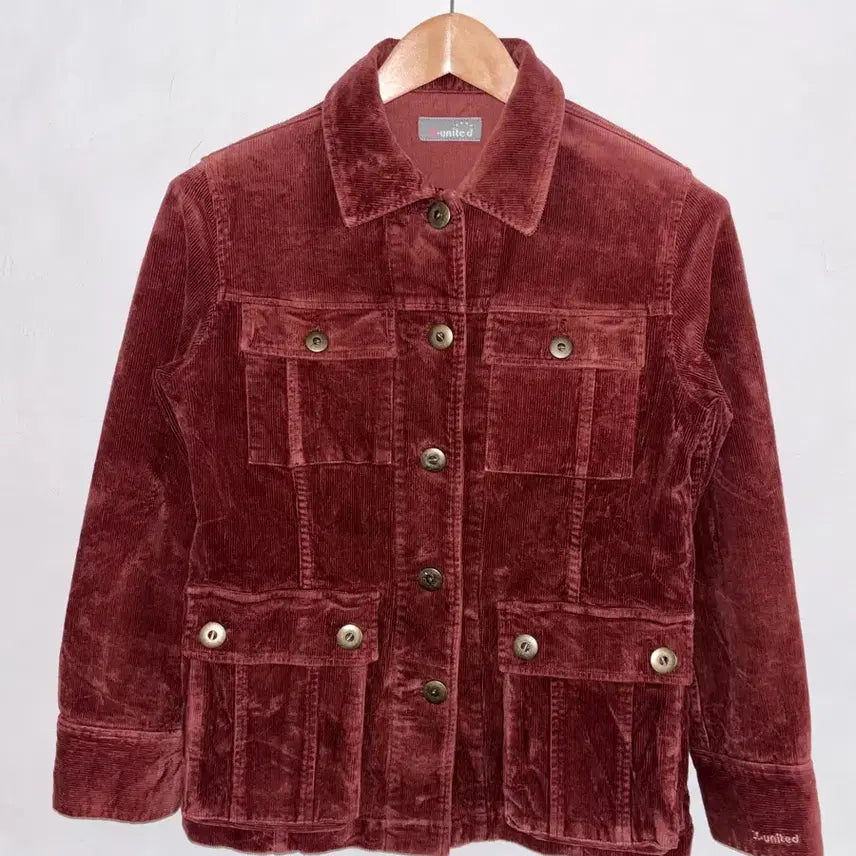 [SOLD OUT] x.united 코듀로이 워크자켓 / Burgundy