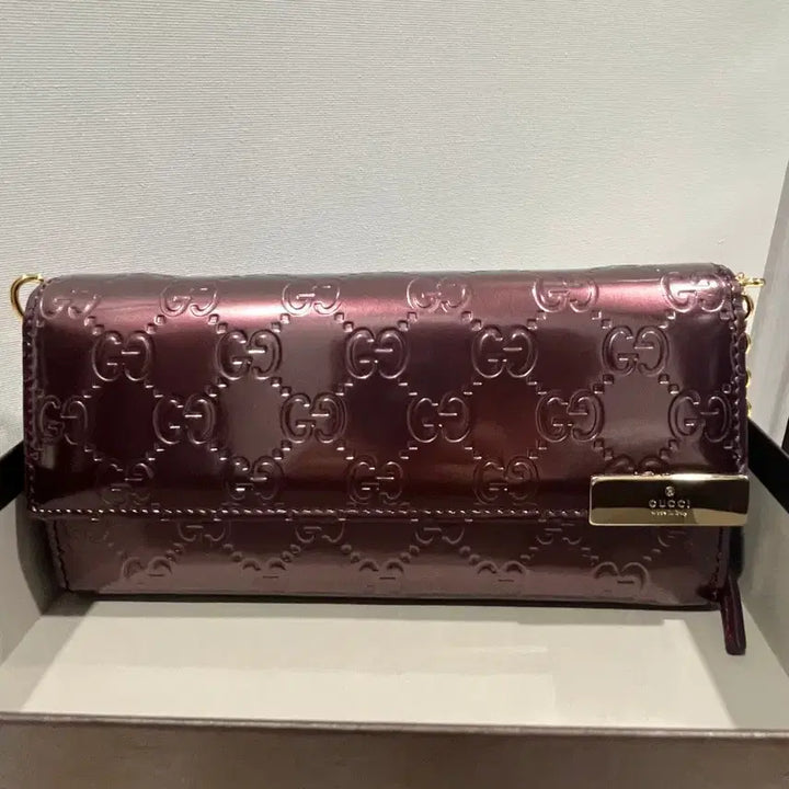 [BUNJANG] Gucci GG Chain Wallet / 구찌 GG  장지갑 체인백