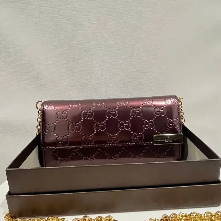 [BUNJANG] Gucci GG Chain Wallet / 구찌 GG  장지갑 체인백