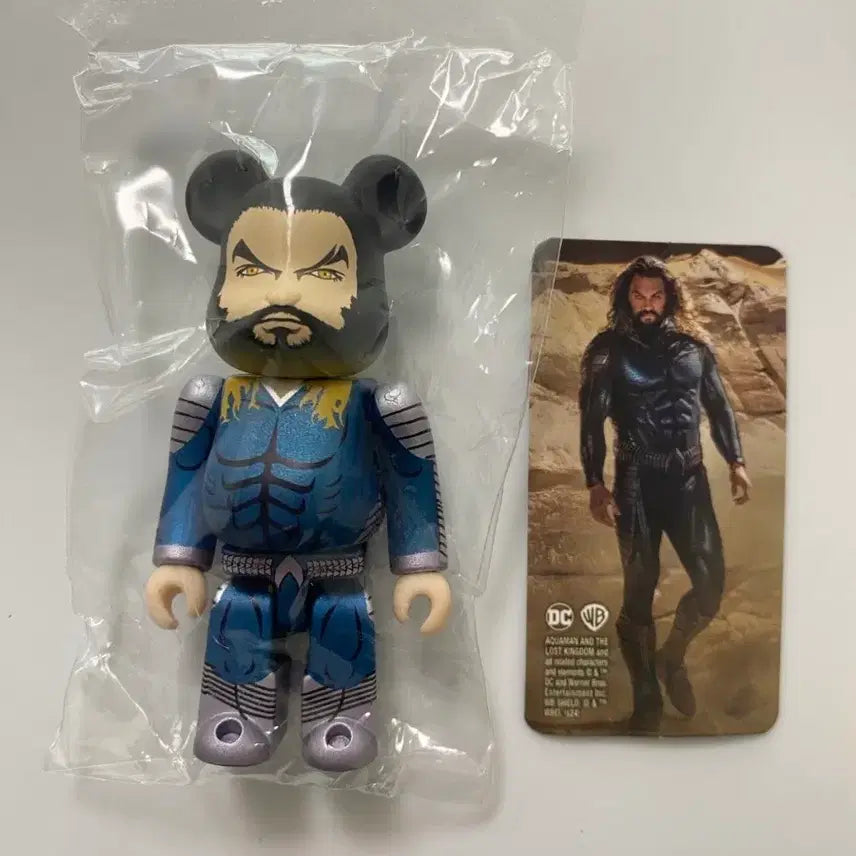 [BUNJANG] Bearbrick Aquaman Figure / 베어브릭 48탄 히어로 아쿠아맨 정