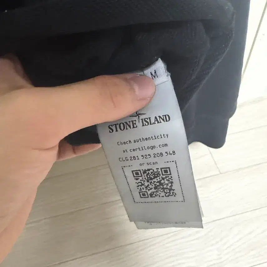 [BUNJANG] Stone Island Black Zip-up / 스톤아일랜드 블랙 집업