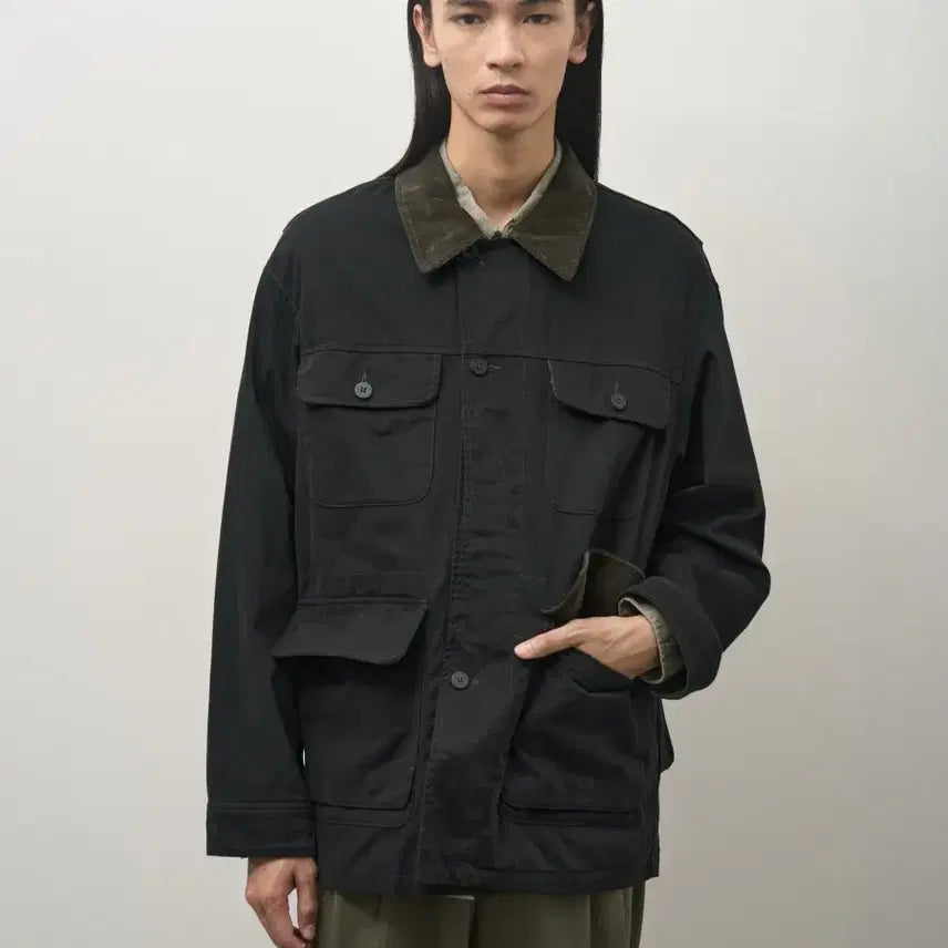 [BUNJANG] Rough Side Pointer Jacket Ash Black Size 2 / 러프사이드 포인터자켓 애쉬블랙 2사이즈