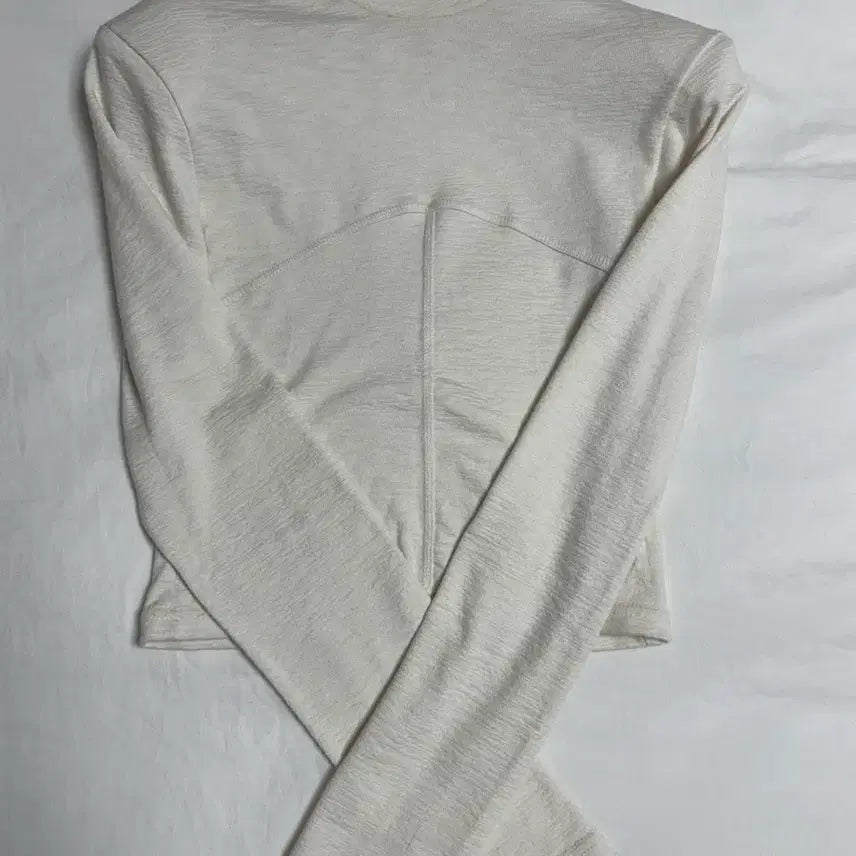 [BUNJANG] Topdressing Close Polo T-shirt - Ivory / 탑드레싱 클로즈 폴라 티 - 아이보리