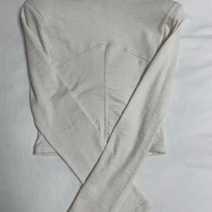 [BUNJANG] Topdressing Close Polo T-shirt - Ivory / 탑드레싱 클로즈 폴라 티 - 아이보리