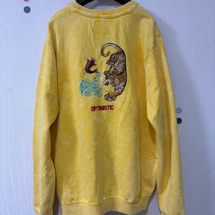 [BUNJANG] Blind Rooster Tiger Embroidered Sweatshirt XL / 빈티지 Blind Rooster 호랑이 자수 맨투맨 XL