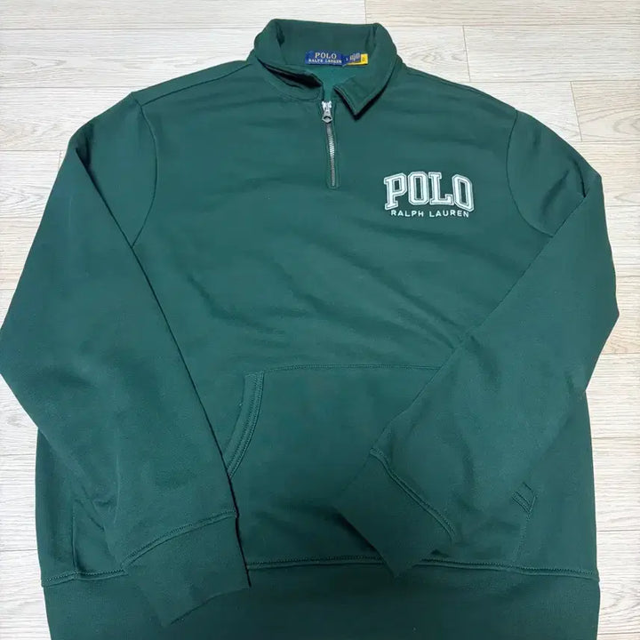 [BUNJANG] Polo Logo Fleece Sweatshirt Size L Worn Once / 폴로 로고 플리스 스웨트셔츠 (L, 1회실착)