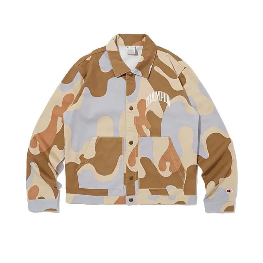 [BUNJANG] Champion Camo Military Jacket / 챔피온 카모 밀리터리 자켓(새상품)