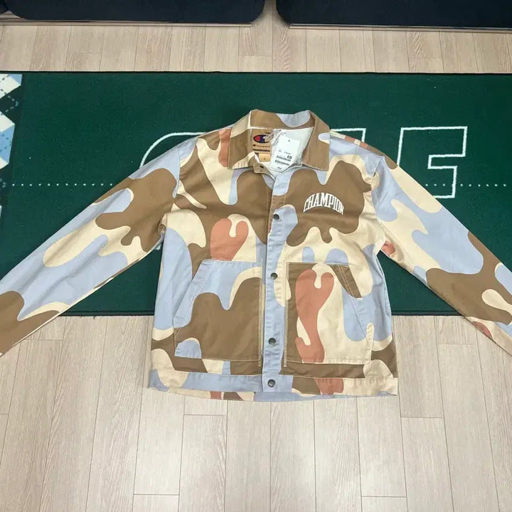 [BUNJANG] Champion Camo Military Jacket / 챔피온 카모 밀리터리 자켓(새상품)