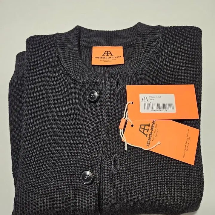 [BUNJANG] Anderssen Anderssen Skipper Black Cardigan (M) / 안데르센안데르센 스키퍼