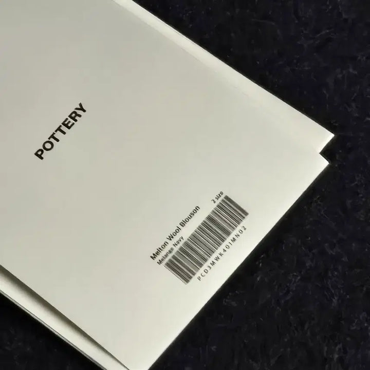 [BUNJANG] Pottery Melton Wool Blouson (Melange Navy) / [2] 포터리 멜톤 울 블루종(멜란지 네이비)