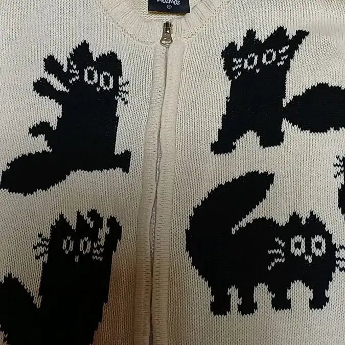 [BUNJANG] Modz Modz Oversized Knit Zip-up - Size 105 / 모즈모즈 오버핏니트집업 105 여성99 가슴65 기장67