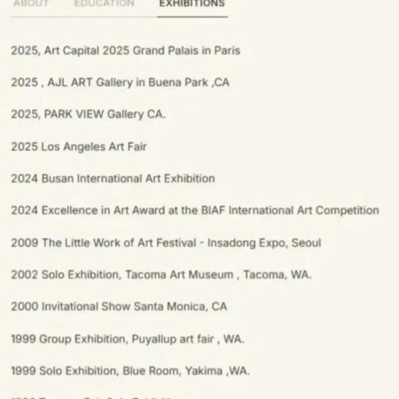 [BUNJANG] Yohahn Diko Cosmos 34910a Painting / 한요한 작가 50호 서양화 그림