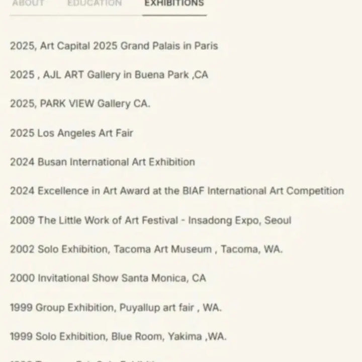 [BUNJANG] Yohahn Diko Cosmos 34910a Painting / 한요한 작가 50호 서양화 그림