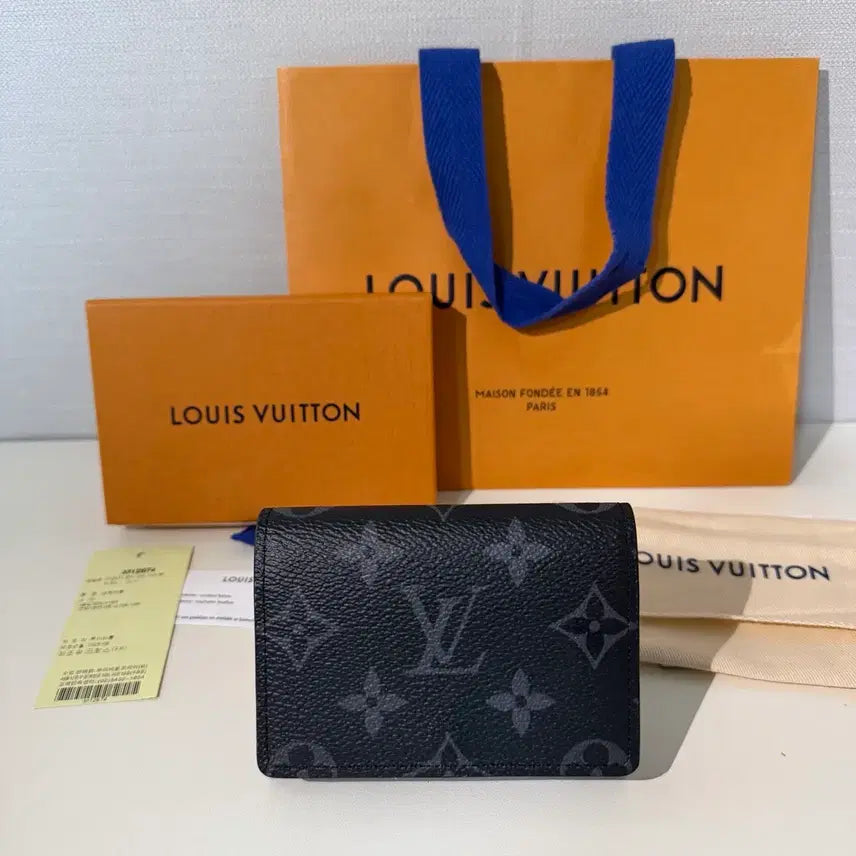 [BUNJANG] Louis Vuitton Eclipse Envelope Card Wallet / [정품/새 상품] 루이비통 이클립스 엔벨로프 카드지갑