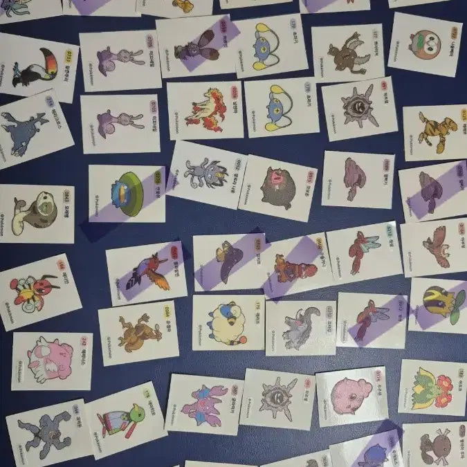 [BUNJANG] Pokemon Tteokbokki Stickers / (할인)포켓몬 띠부실