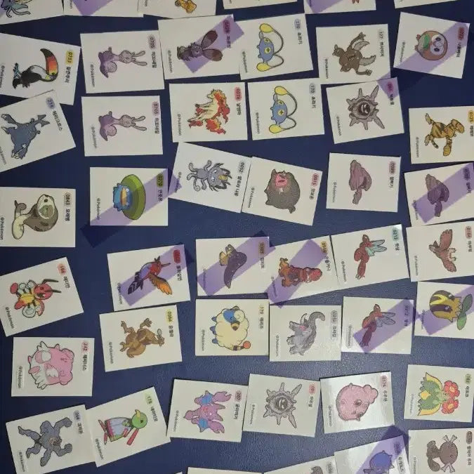 [BUNJANG] Pokemon Tteokbokki Stickers / (할인)포켓몬 띠부실