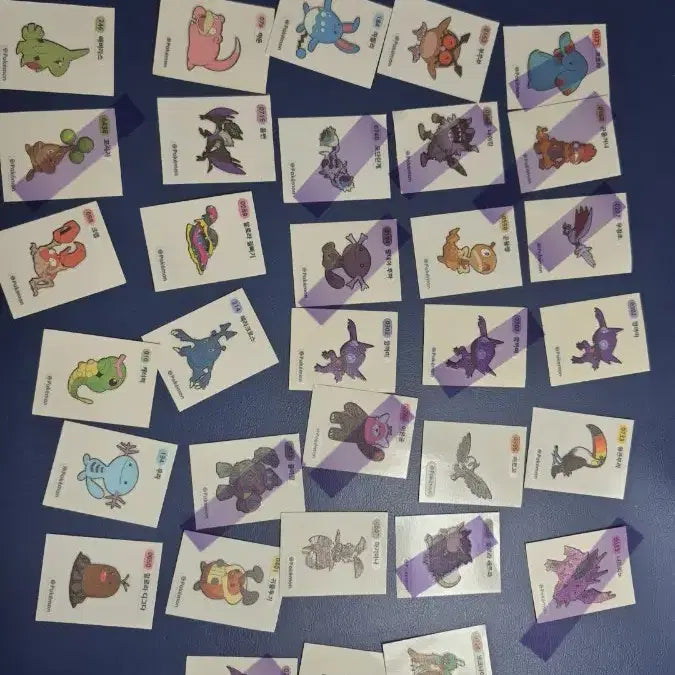 [BUNJANG] Pokemon Tteokbokki Stickers / (할인)포켓몬 띠부실