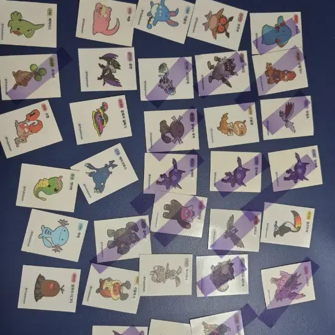 [BUNJANG] Pokemon Tteokbokki Stickers / (할인)포켓몬 띠부실