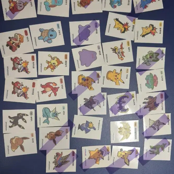 [BUNJANG] Pokemon Tteokbokki Stickers / (할인)포켓몬 띠부실