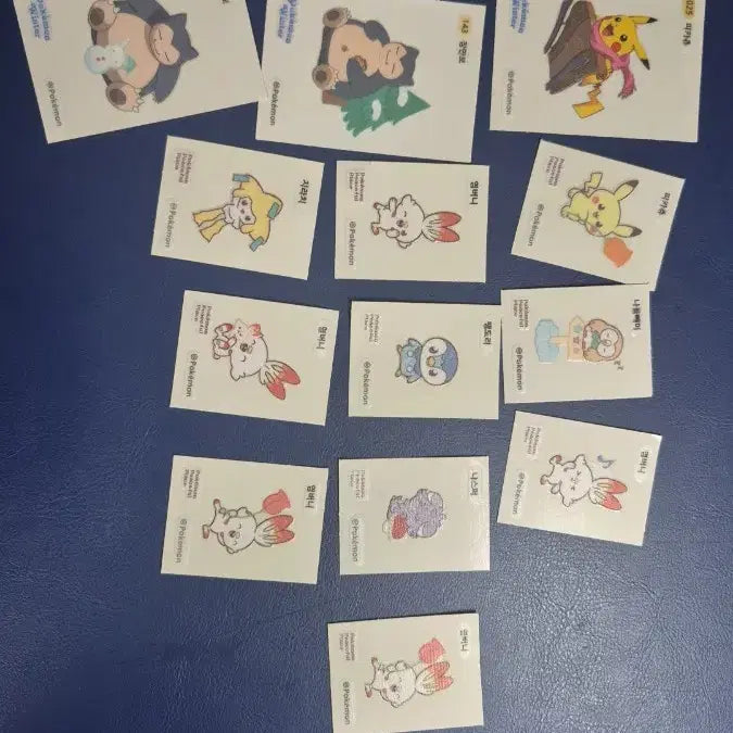 [BUNJANG] Pokemon Tteokbokki Stickers / (할인)포켓몬 띠부실