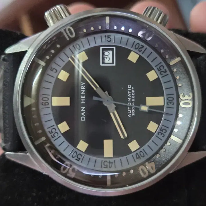 [BUNJANG] Dan Henry Men's Leather Watch / 댄헨리 시계