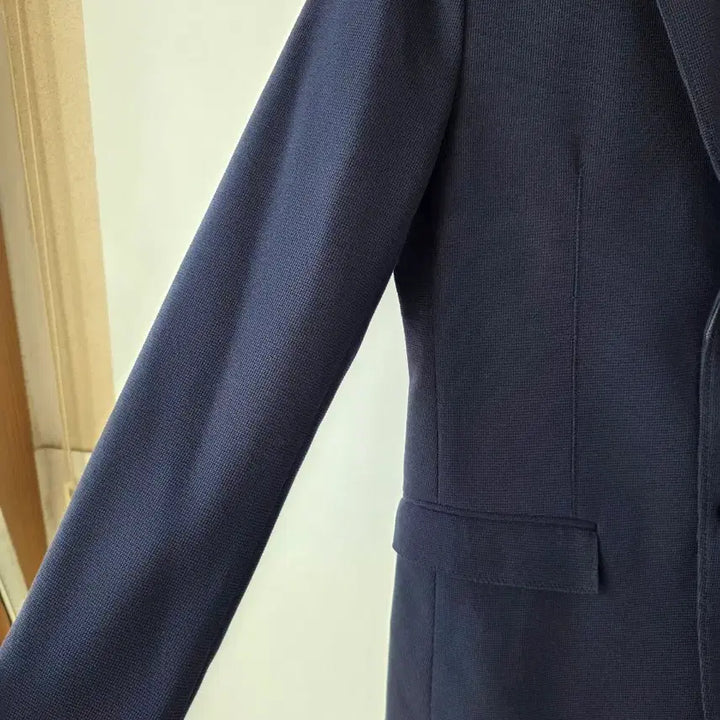 [BUNJANG] Navy Jacquard Jacket / 90)네이비 남성 자가드 자켓/새제품