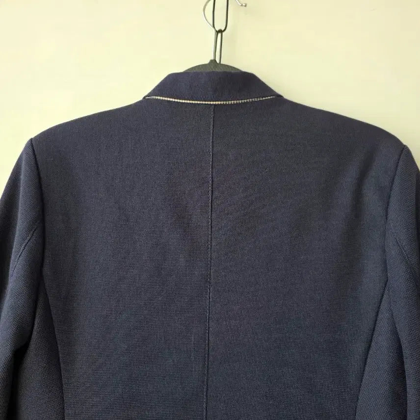 [BUNJANG] Navy Jacquard Jacket / 90)네이비 남성 자가드 자켓/새제품