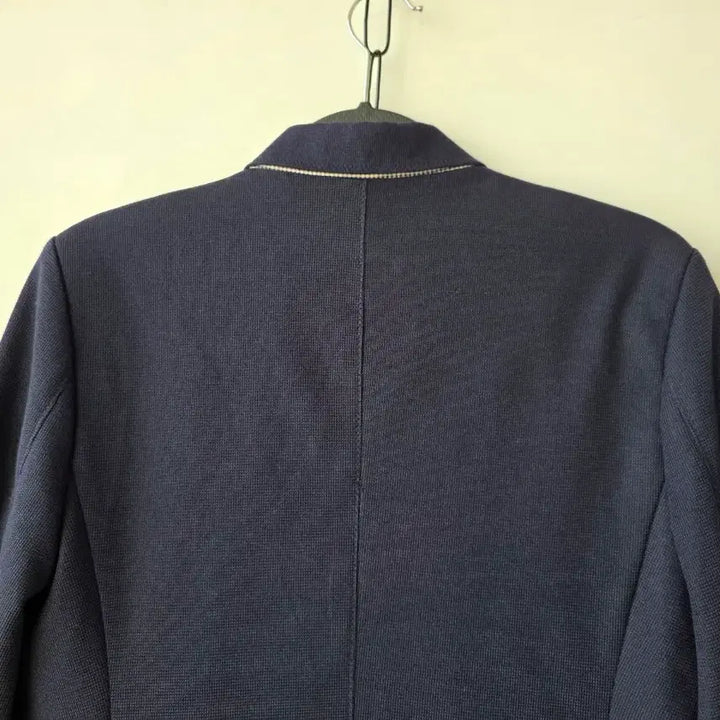 [BUNJANG] Navy Jacquard Jacket / 90)네이비 남성 자가드 자켓/새제품