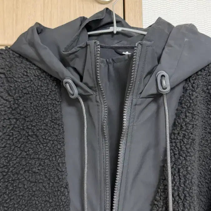 [BUNJANG] Moose Knuckles Fleece Anorak Black / 무스너클 후리스 아노락 블랙