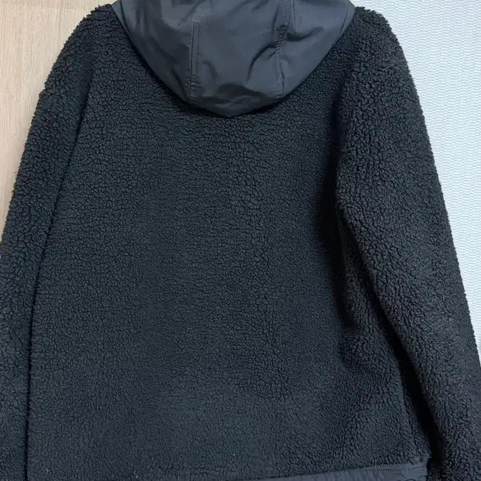 [BUNJANG] Moose Knuckles Fleece Anorak Black / 무스너클 후리스 아노락 블랙