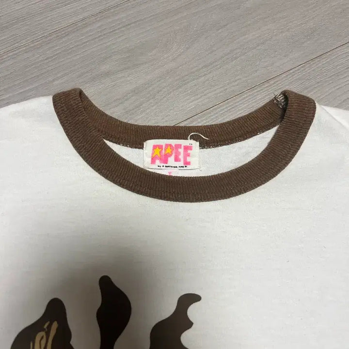 [BUNJANG] BAPE KAWS White Brown T-shirt / 빈티지 베이프 카우스 화이트 브라운 반팔