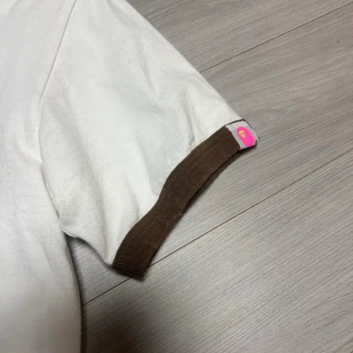 [BUNJANG] BAPE KAWS White Brown T-shirt / 빈티지 베이프 카우스 화이트 브라운 반팔