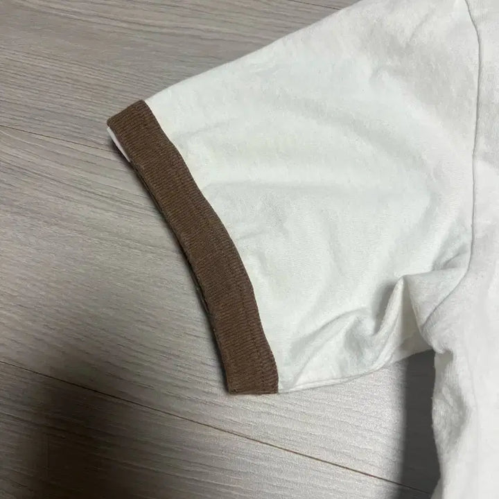 [BUNJANG] BAPE KAWS White Brown T-shirt / 빈티지 베이프 카우스 화이트 브라운 반팔